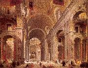Interior of Saint Peter's, Rome Panini, Giovanni Paolo